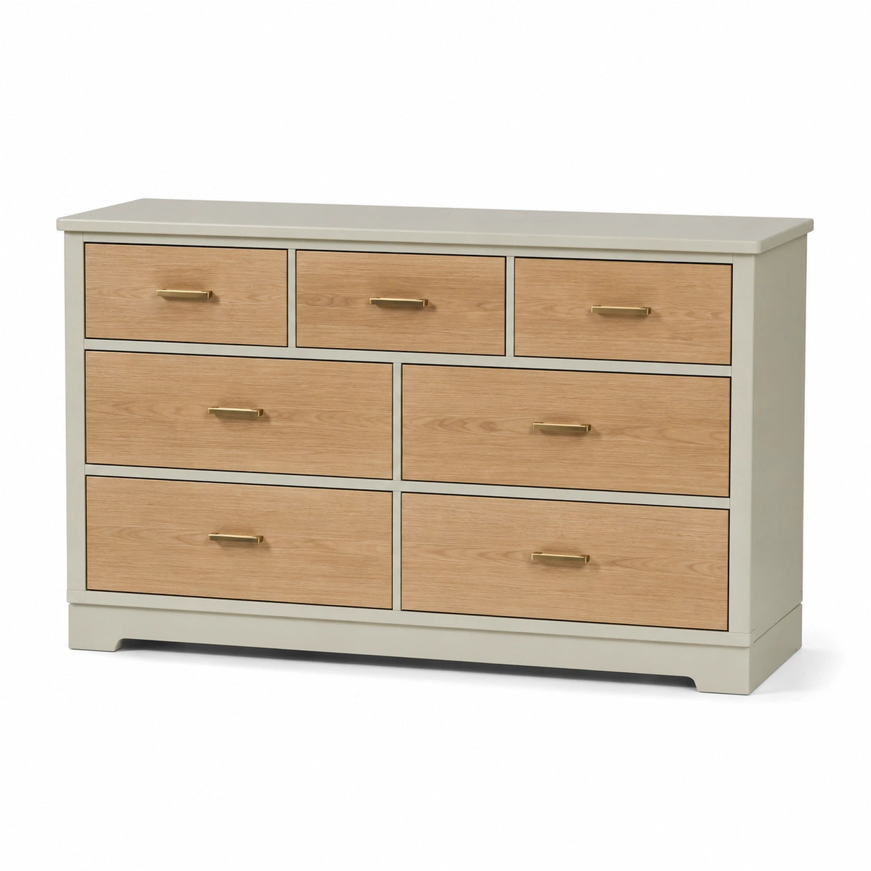 Cómoda de Madera Contrachapada con 7 Cajones